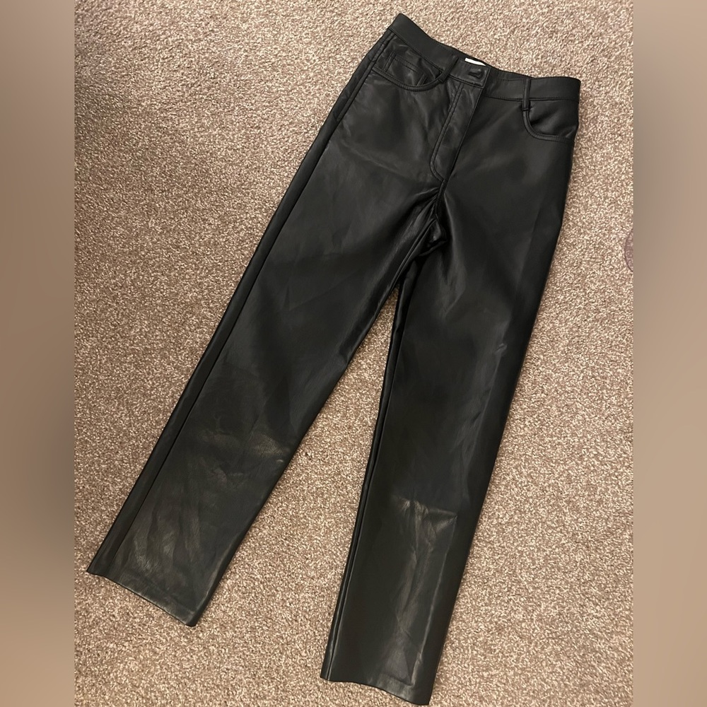 Aritzia/Wilfred Faux Leather Pants
